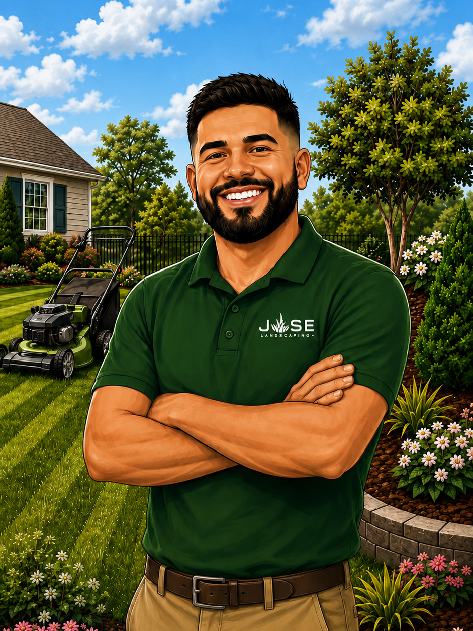 Jose Landscaping team at work